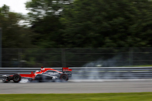 Timo Glock se pasa de frenada en Canadá 2011