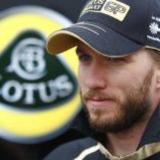 Nick Heidfeld en el paddock de Canadá 2011