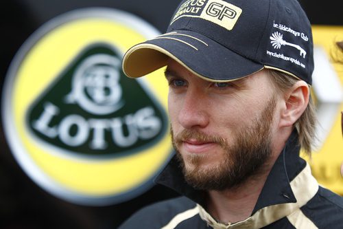 Nick Heidfeld en el paddock de Canadá 2011