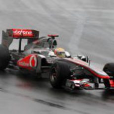 Lewis Hamilton en la carrera de Montreal 2011