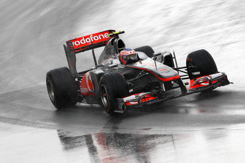 Jenson Button en plena remontada en Canadá