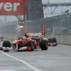 Felipe Massa en la carrera del GP de Canadá 2011