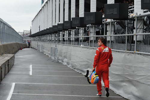 Alonso abandona en el GP de Canadá 2011