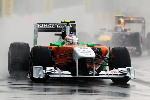 Paul di Resta en la carrera del GP de Canadá 2011