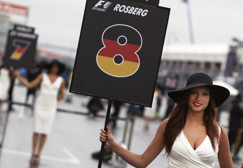 La 'pitbabe' de Nico Rosberg en Canadá 2011