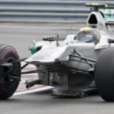 Nico Rosberg acabó el GP de Canadá 2011 sin morro