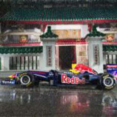 El RB5 listo para su exhibición en Hong Kong