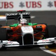 Adrian Sutil rueda en el GP de Europa 2011