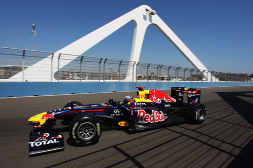 Vettel durante la clasificación del GP de Europa 2011