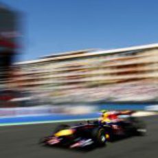 Mark Webber a toda velocidad en Europa 2011