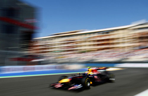 Mark Webber a toda velocidad en Europa 2011