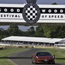 Ferrari quiso estar muy presente en Goodwood 2011