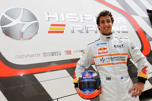 Daniel Ricciardo, nuevo piloto de Hispania Racing