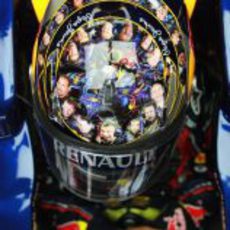 El casco de Sebastian Vettel para el GP de Gran Bretaña 2011