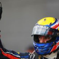 Mark Webber se lleva la 'pole' en el GP de Gran Bretaña 2011