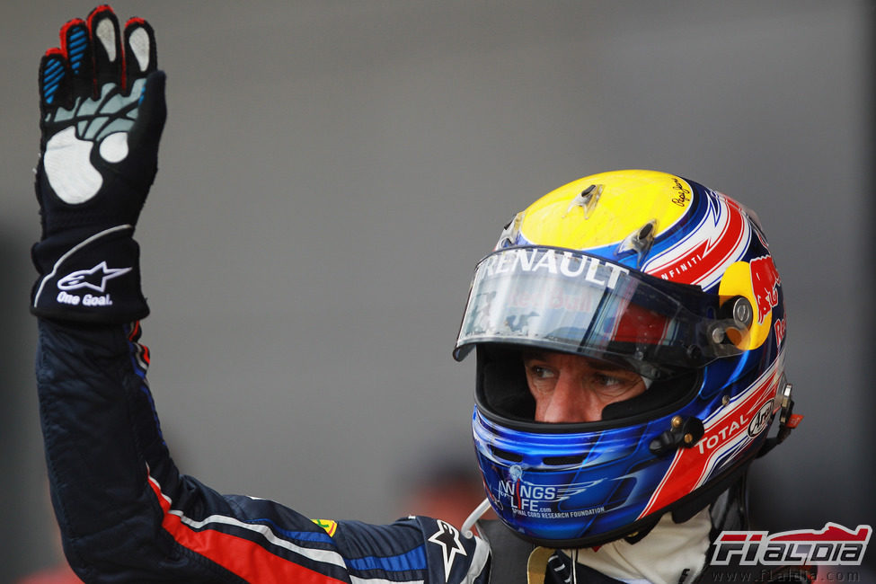 Mark Webber se lleva la 'pole' en el GP de Gran Bretaña 2011