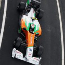 Di Resta también estrenó un casco especial en Silverstone