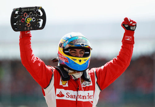 Victoria de Fernando Alonso en el GP de Gran Bretaña 2011
