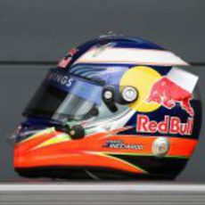 El casco de Ricciardo en el GP de Gran Bretaña 2011