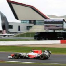 Ricciardo consiguió ver la bandera de cuadros en Gran Bretaña 2011