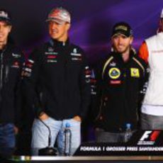 Los seis pilotos alemanes de la parrilla de la F1 2011