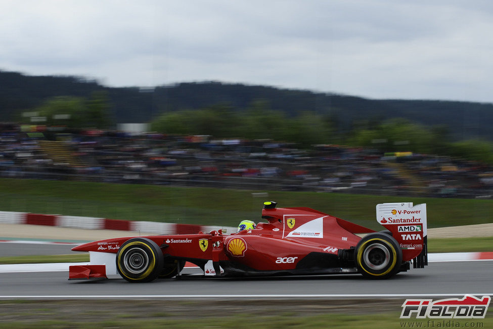Felipe Massa saldrá quinto en el GP de Alemania 2011