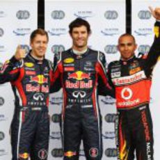Webber, Hamilton y Vettel saldrán primeros en Nürburgring