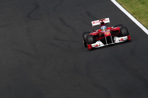 Fernando Alonso sólo pudo ser 5º en la clasificación de Hungría 2011
