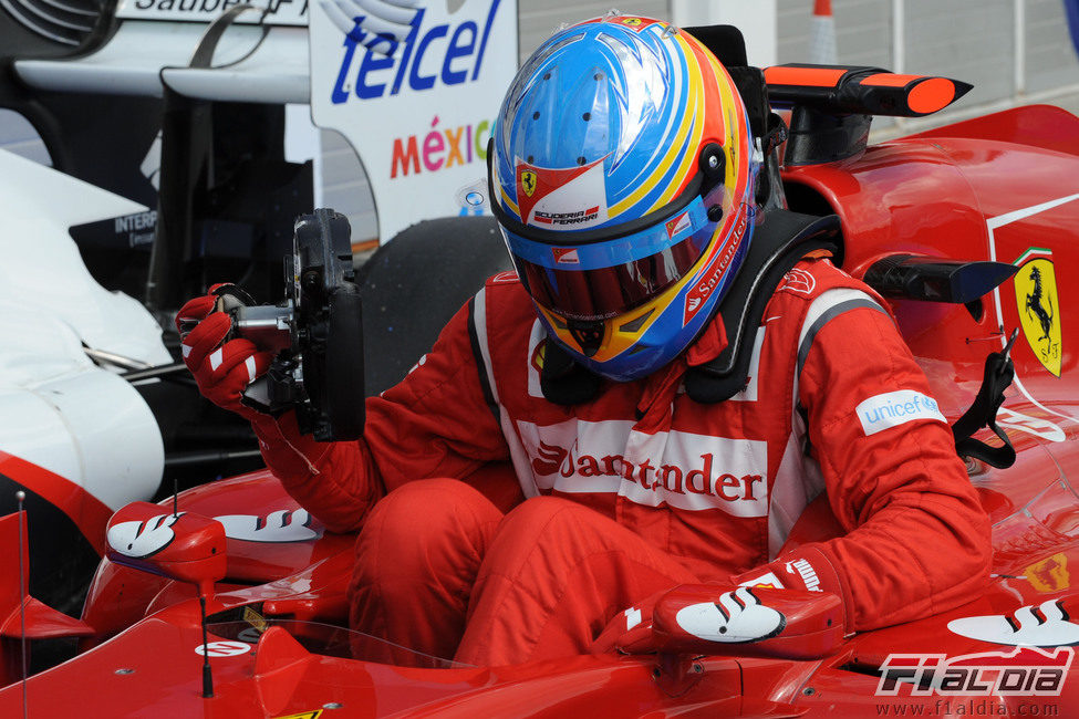 Alonso se baja de su 150º Italia tras la clasificación de Hungría