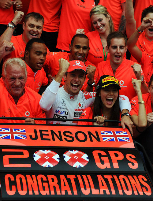 Jenson Button logró la victoria en su 200 Gran Premio de Fórmula 1