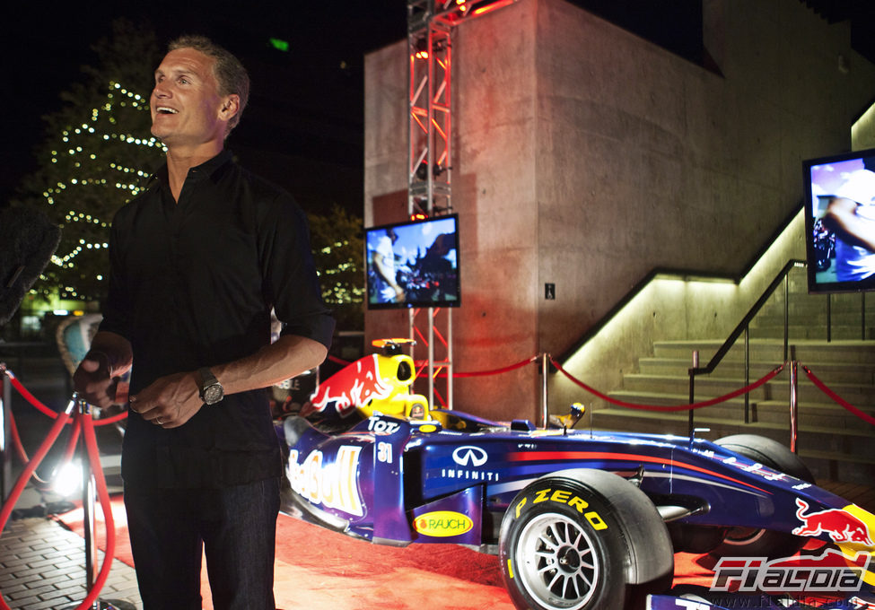 David Coulthard ejerció de maestro de ceremonias