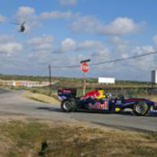 David Coulthard dirige al Red Bull al Circuito de las Américas