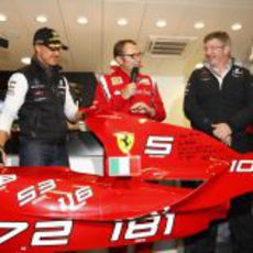 Ferrari entregó a Schumacher la cubierta motor de uno de sus monoplazas