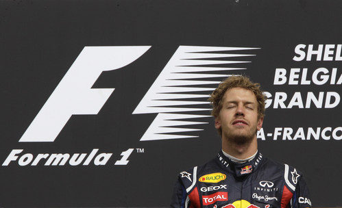 Sebastian Vettel vence también en Spa 2011
