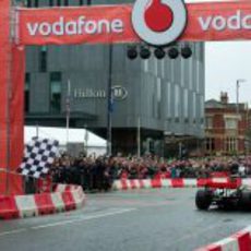La exhibición de Manchester fue organizada por el patrocinador principal de McLaren