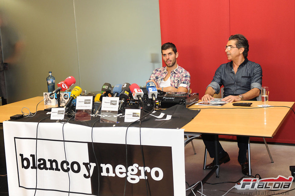 Rueda de prensa de Alguersuari para presentar su disco