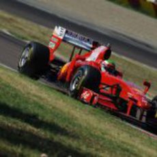 El F60 de Ferrari en Fiorano con Sergio Pérez al volante