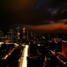 Impresinante vista de la ciudad de Singapur en 2011