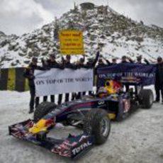 Red Bull en la cima del mundo... asfaltado