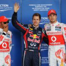 Sebastian Vettel se lleva la 'pole' en el GP de Japón 2011