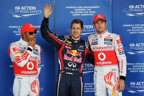 Sebastian Vettel se lleva la 'pole' en el GP de Japón 2011