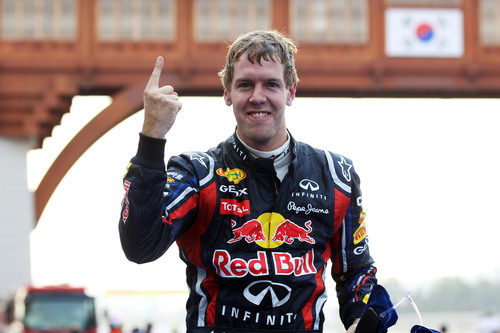 Victoria de Sebastian Vettel en el GP de Corea 2011