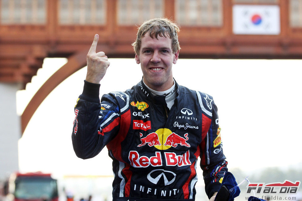 Victoria de Sebastian Vettel en el GP de Corea 2011