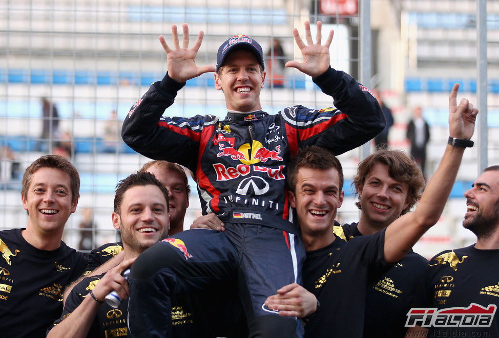 Diez victorias de Sebastian Vettel en 2011