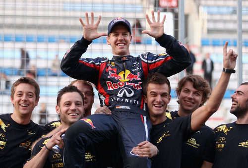 Diez victorias de Sebastian Vettel en 2011