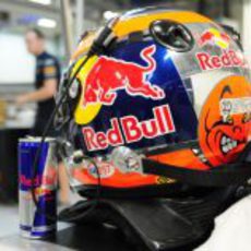 El casco que Neel Jani usará en el Buddh International Circuit