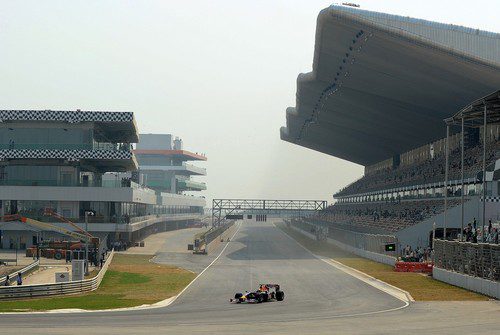 Recta principal del nuevo Buddh International Circuit