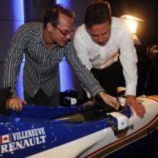 Jacques Villeneuve revisa el viejo Williams-Renault