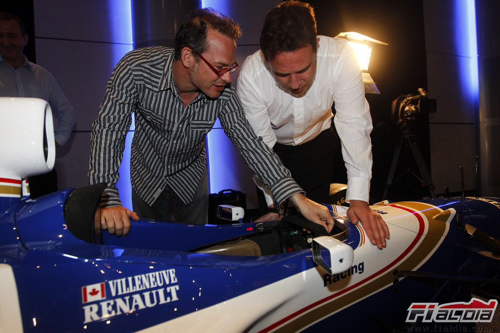 Jacques Villeneuve revisa el viejo Williams-Renault