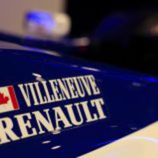 El Williams-Renault de Villeneuve